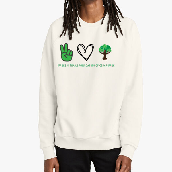 Unisex Organic CVC Fleece Crewneck Sweatshirt Thumbnail